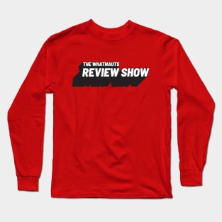 Review Show Logo Black Long Sleeve T-Shirt